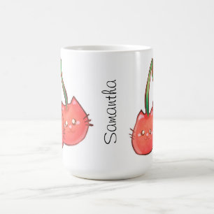Cherry Fruit Cats Coffee Mug