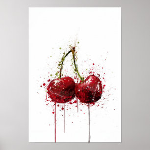 Cherry Fruit Poster