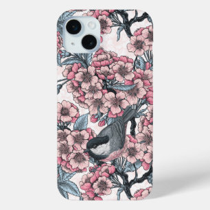 Cherry garden iPhone 15 mini case