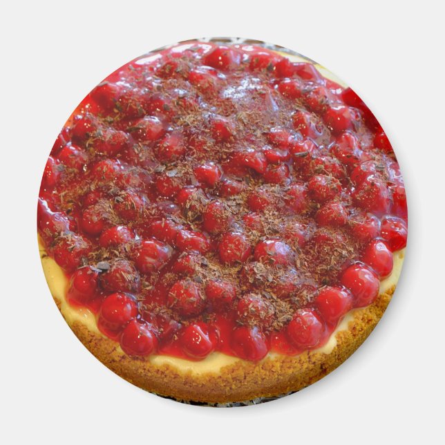 Cherry Graham Cheesecake Magnet (Front)