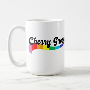 Cherry Grove Fire Island NY rainbow logo LGBTQ  Coffee Mug