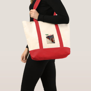 Cherry Grove Pride Wagon Canvas Pocket Tote Bag