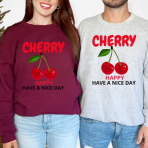 CHERRY Have A Good Day  Tri-Blend Shirt