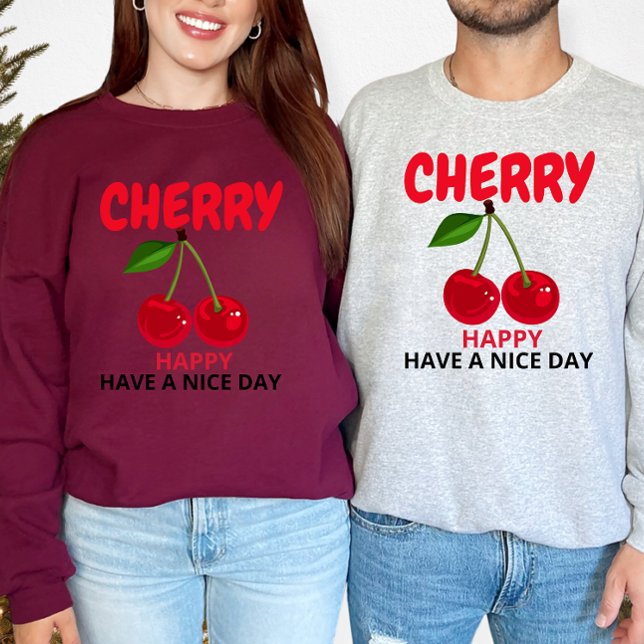 CHERRY Have A Good Day  Tri-Blend Shirt (Creator Uploaded)