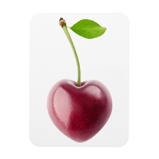 Cherry heart magnet (Vertical)