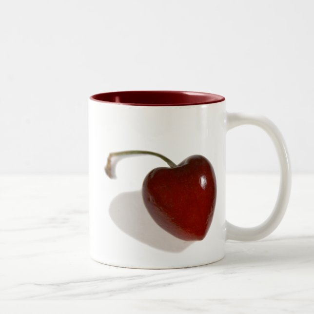 Cherry Heart Mug (Right)