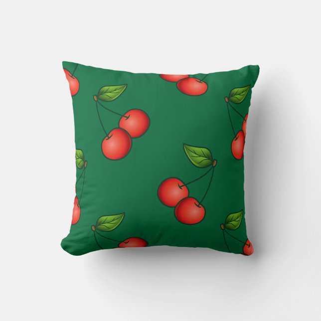 Cherry Home Decor Cushion (Front)