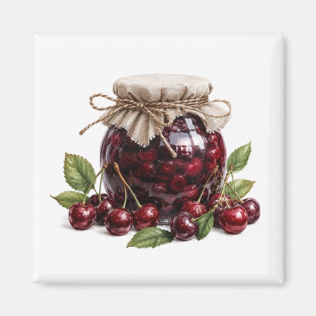 Cherry Jam Magnet   (Front)