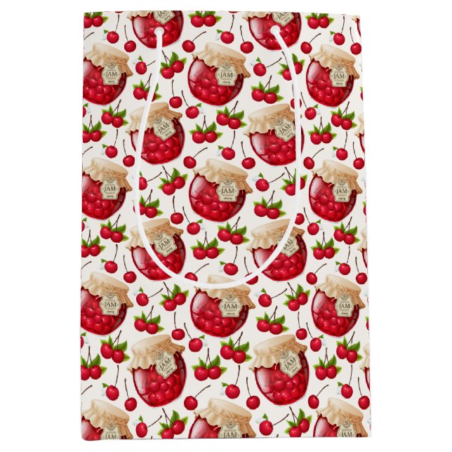 Cherry Jam  Medium Gift Bag (Front)