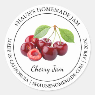 Cherry Jam Modern label