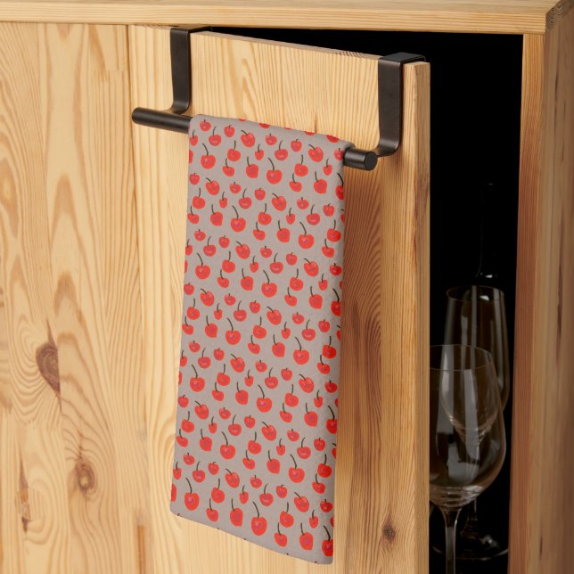 CHERRY kitchen towel | m3galleryStudio (Thirds Fold)