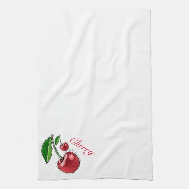 Cherry Kitchen Towels (Vertical)