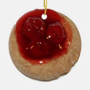 Cherry Kolache ornament