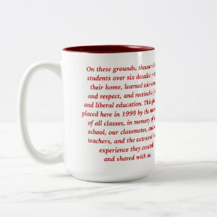 Cherry Lawn School Mug Red