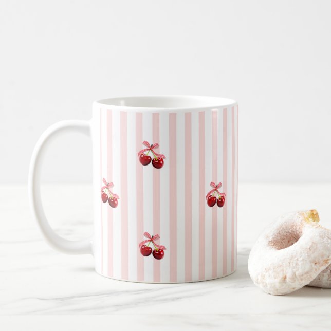 Cherry love Mug  (With Donut)