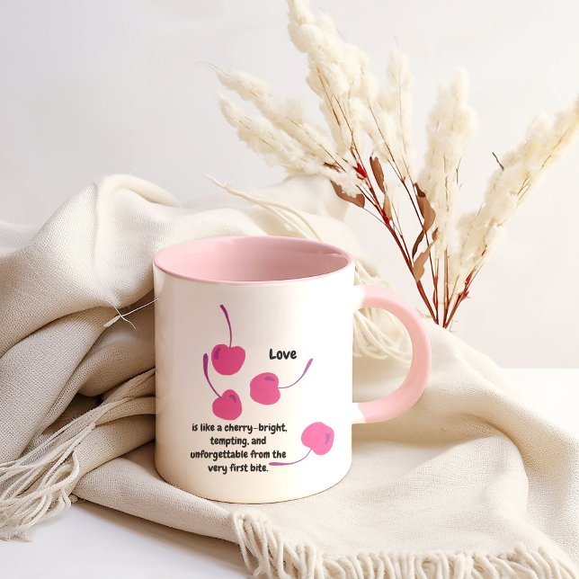 Cherry Love – Pop Art Cherries - Valentine’s Day Mug (Creator Uploaded)