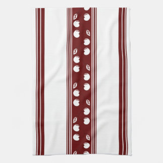 Cherry Luxury Jacquard Stripes Tea Towel