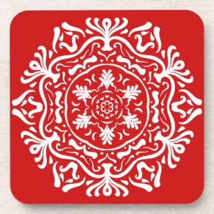 Cherry Mandala Coaster