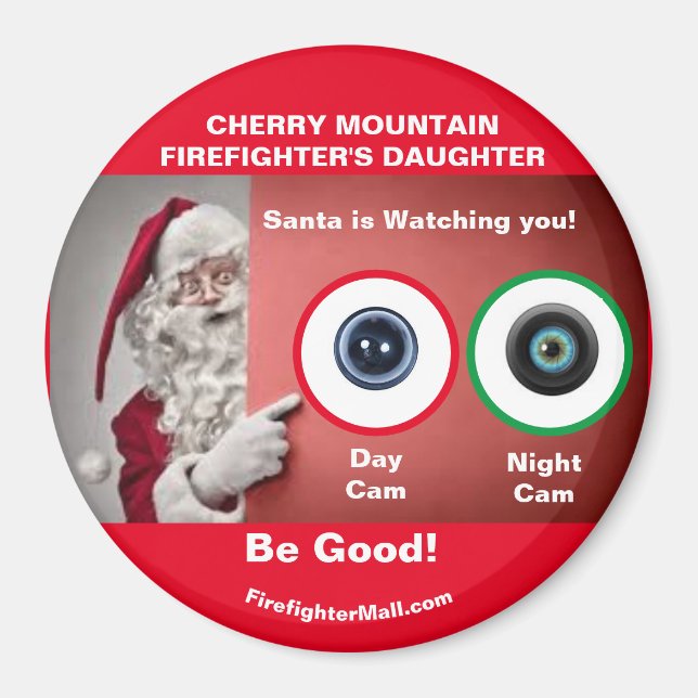 CHERRY MOUNTAIN FIREFIGHTER'S DAUGHTER MAGNET (Front)