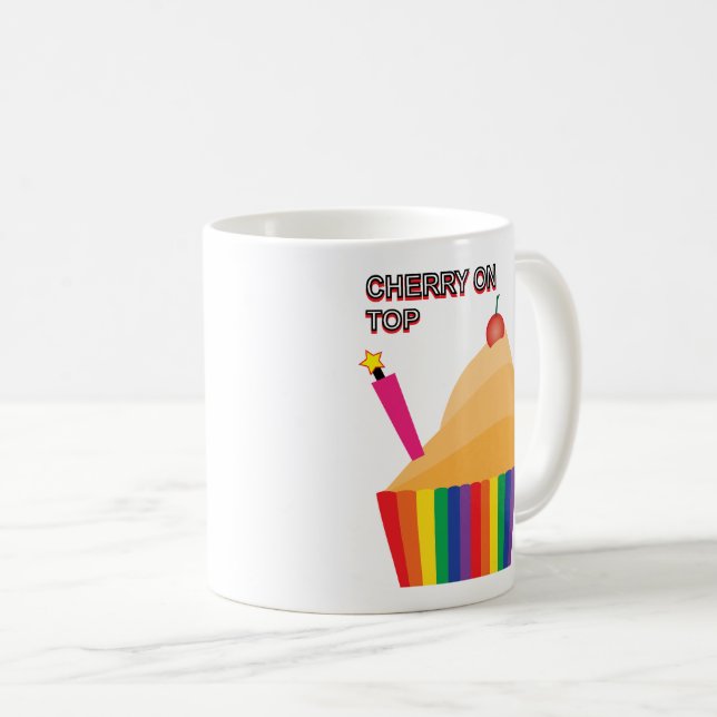 Cherry on Top 02 Coffee Mug (Front Right)