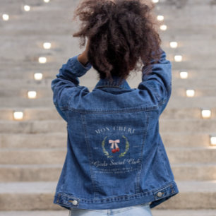 Cherry on Top Bachelorette Bridesmaid Denim Jacket