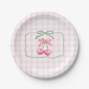 Cherry On Top First Birthday Plate