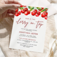 Cherry on Top Girl Baby Shower 