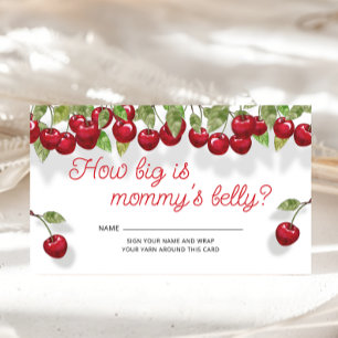 Cherry On Top How Big is Mummy's Belly Enclosure Card