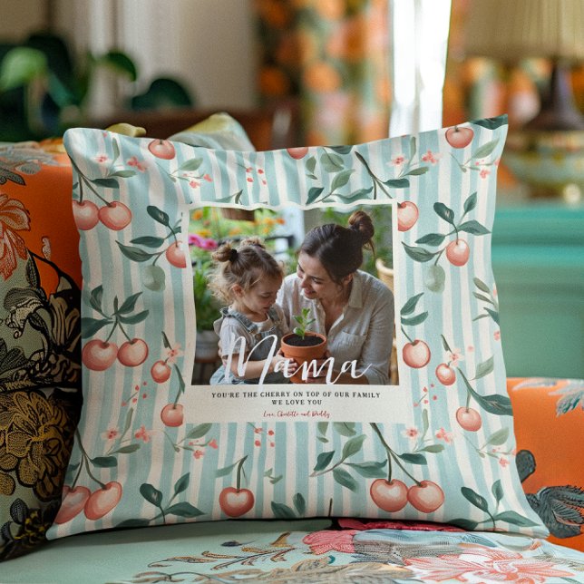 Cherry On Top | Mother's Day Photo Cushion (Creator Uploaded)
