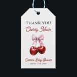 Cherry On Top Pink Bow Bridal Shower Thank You Gift Tags<br><div class="desc">Add a personal touch to your bridal shower favours with our Cherry On Top Pink Bow Bridal Shower Thank You Favour Tags. These charming tags feature a playful cherry design and a delicate pink bow, beautifully complementing your bridal shower theme. Ideal for attaching to gift bags, boxes, or individual treats,...</div>