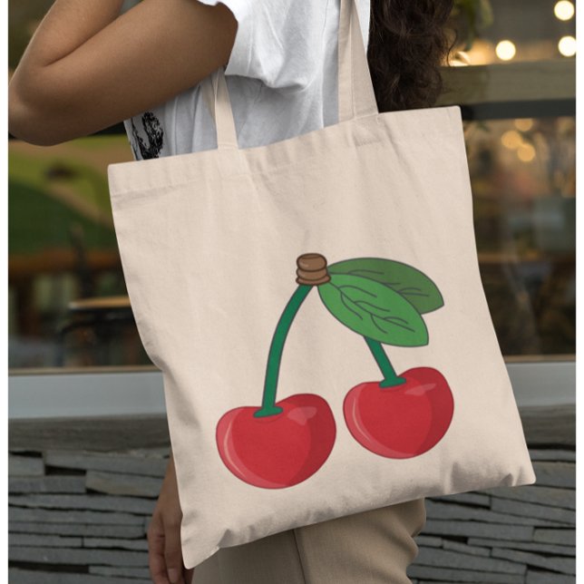 Cherry on top tote bag (Creator Uploaded)