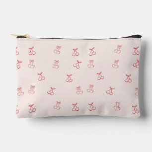 Cherry Outline Minimalism Accessory Pouch
