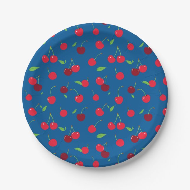 Cherry Paper Plate (Front)