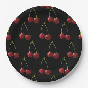 Cherry Paper Plate