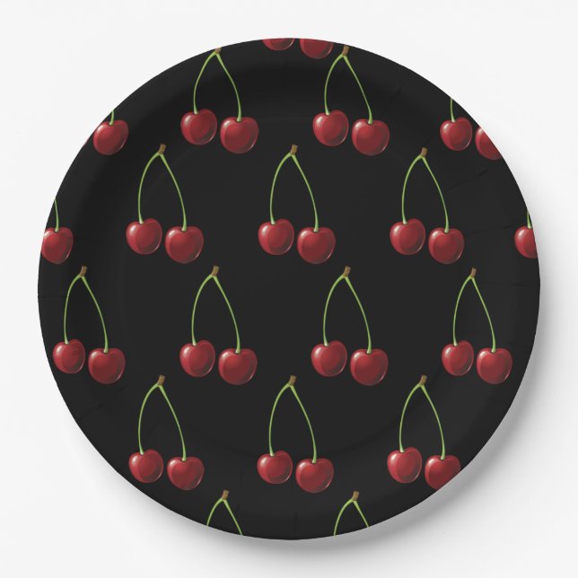 Cherry Paper Plate (Front)