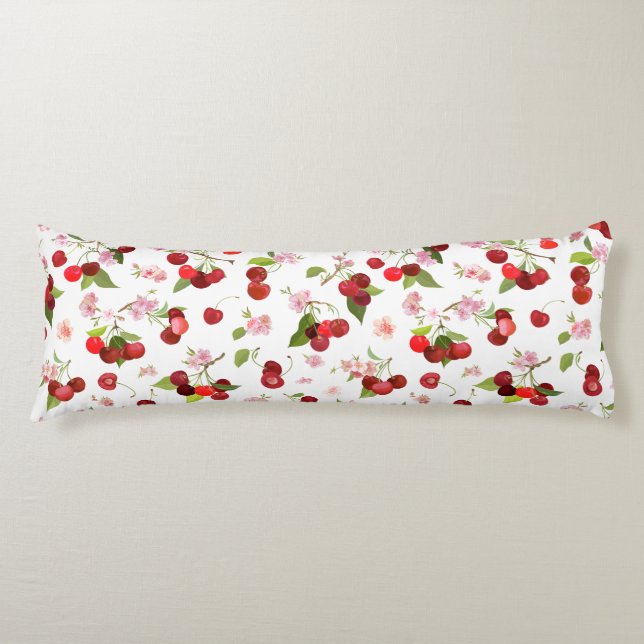 Cherry Pattern 1 Body Cushion (Front)