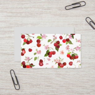 Cherry Pattern 1 Business Card