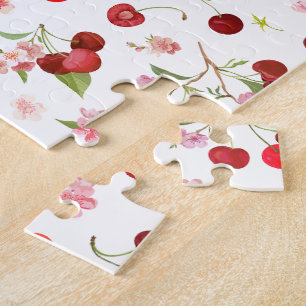 Cherry Pattern 1 Jigsaw Puzzle