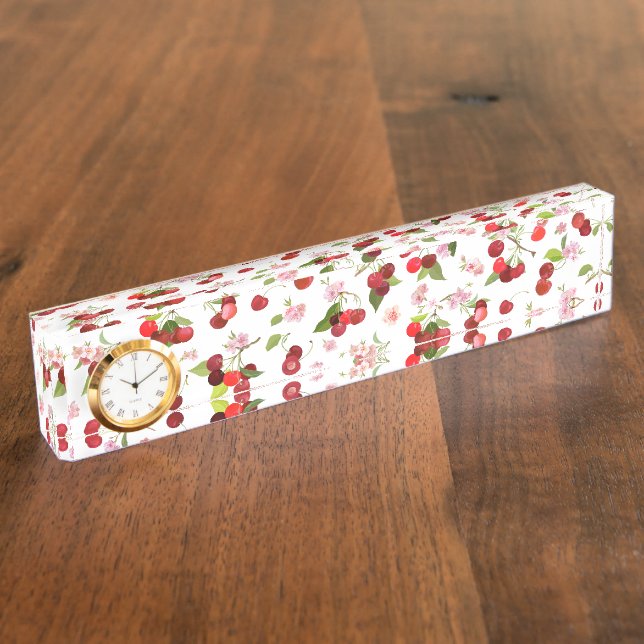 Cherry Pattern 1 Nameplate (Side)