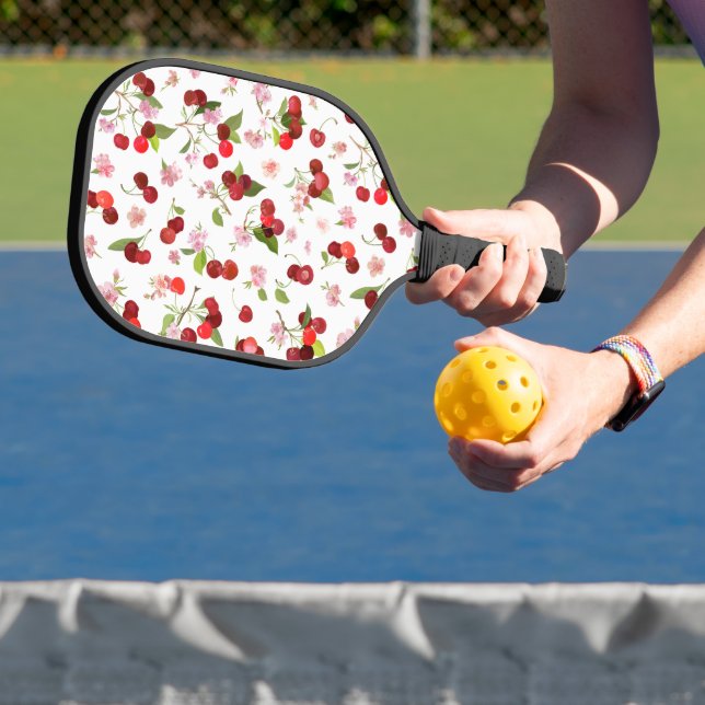 Cherry Pattern 1 Pickleball Paddle (Insitu)