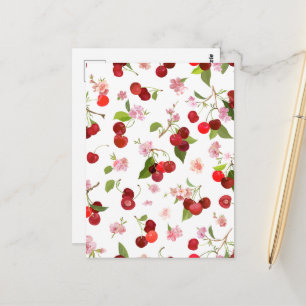 Cherry Pattern 1 Postcard