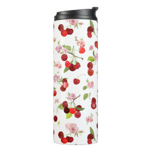 Cherry Pattern 1 Thermal Tumbler