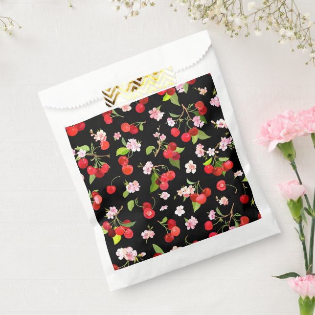 Cherry Pattern 2 Favour Bag (Sealed)