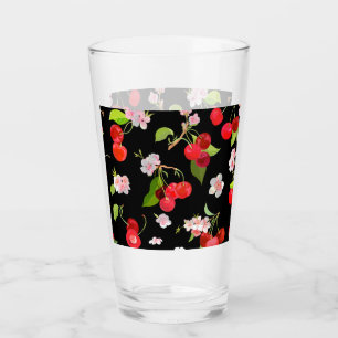 Cherry Pattern 2 Glass