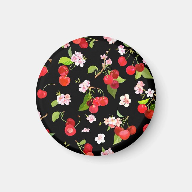 Cherry Pattern 2 Magnet (Front)