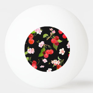 Cherry Pattern 2 Ping Pong Ball