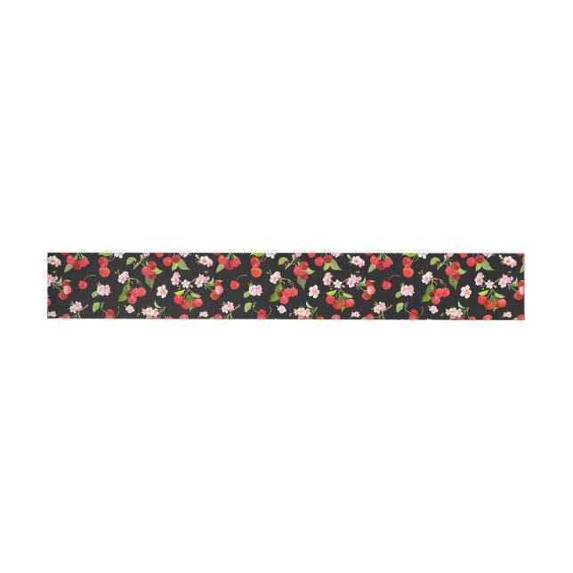 Cherry Pattern 2 Wrap Around Label (Individual)