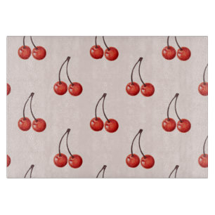 Cherry pattern cutting board