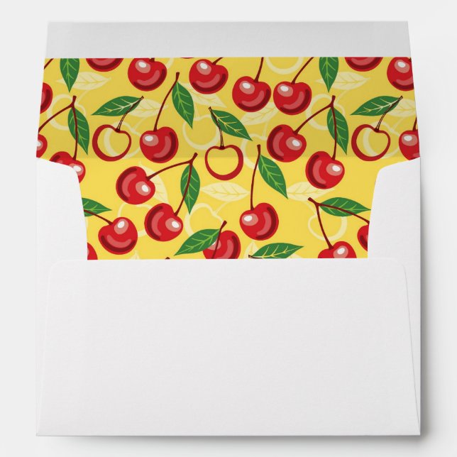 Cherry pattern envelopes (Back (Bottom))