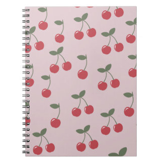 Cherry Pattern Notebook